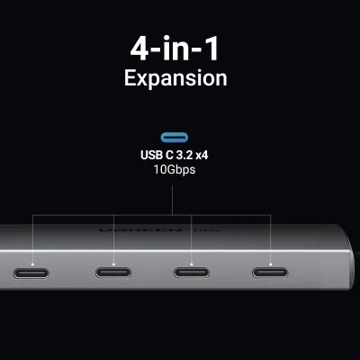 Hub USB C UGREEN 10Gbps, Adaptador USB 3.2 de 4 Portas
