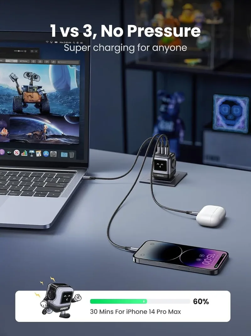 UGREEN Uno Charger 65W Bundle (Black)