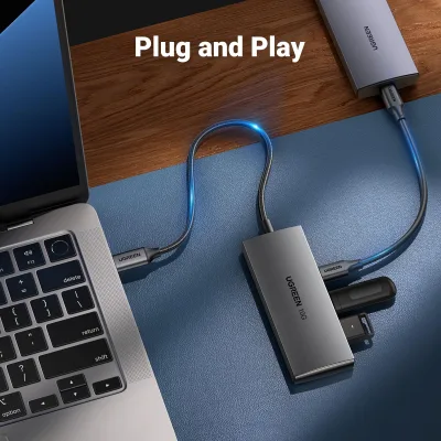 Hub USB C UGREEN 10Gbps, Adaptador USB 3.2 de 4 Portas