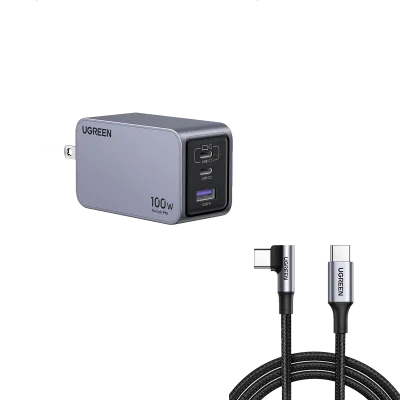 UGREEN Nexode Pro 100W 3-Port GaN Schnellladegerät für iPhone