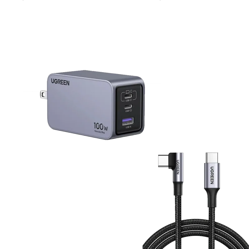 UGREEN Nexode Pro 100W 3-Port GaN Schnellladegerät für iPhone