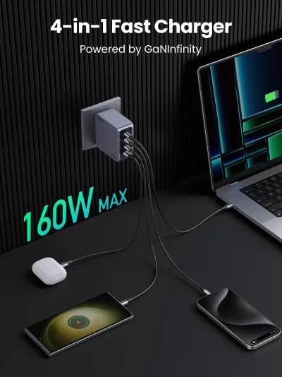 UGREEN Nexode Pro ładowarka 160W 4-portowa