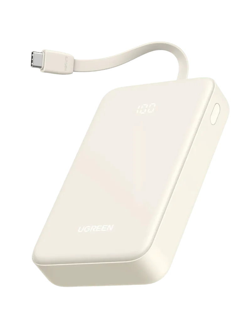 UGREEN 보조배터리 20000mAh 22.5W USB-C 케이블 내장