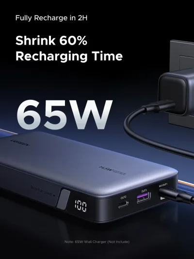 UGREEN 145W Power Bank + 240W USB-C Kabel Bundle