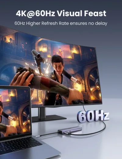 UGREEN 7-i-1 USB-C-hubb med 4K HDMI