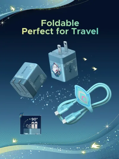 UGREEN x Honkai: Star Rail 65W lader