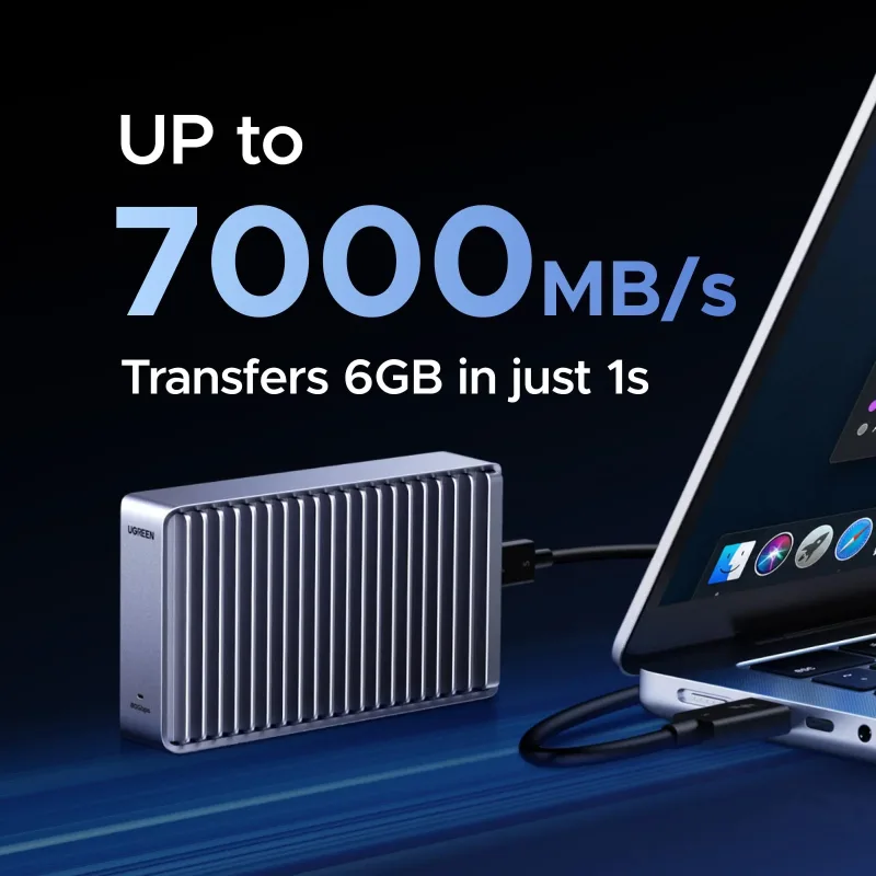 UGREEN 80Gbps Thunderbolt 5 M.2 NVMe SSD Enclosure