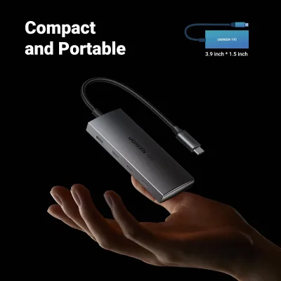 Hub USB C UGREEN 10Gbps, Adaptador USB 3.2 de 4 Portas