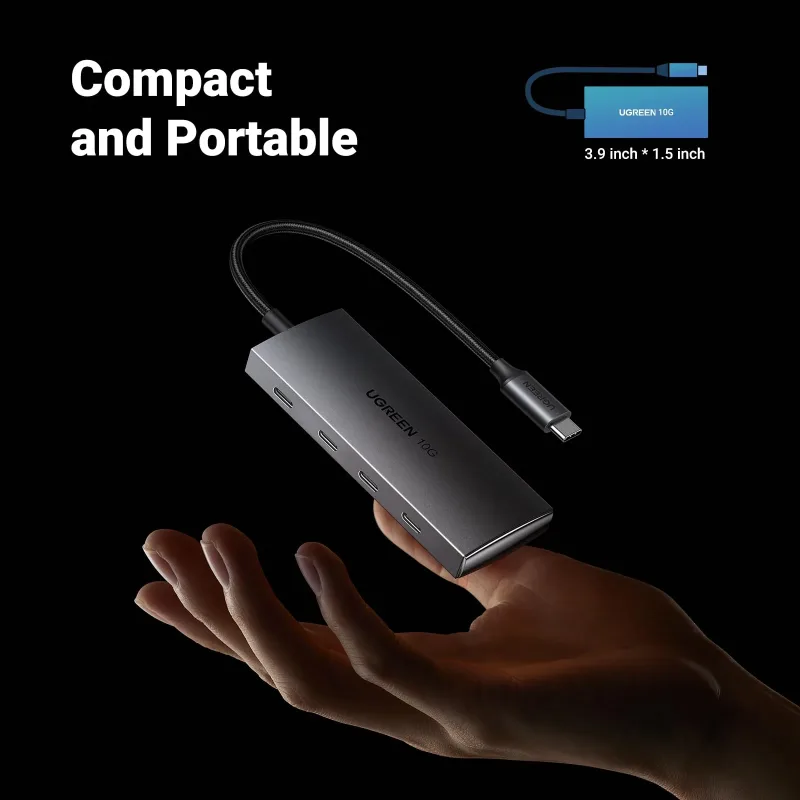Hub USB C UGREEN 10Gbps, Adaptador USB 3.2 de 4 Portas