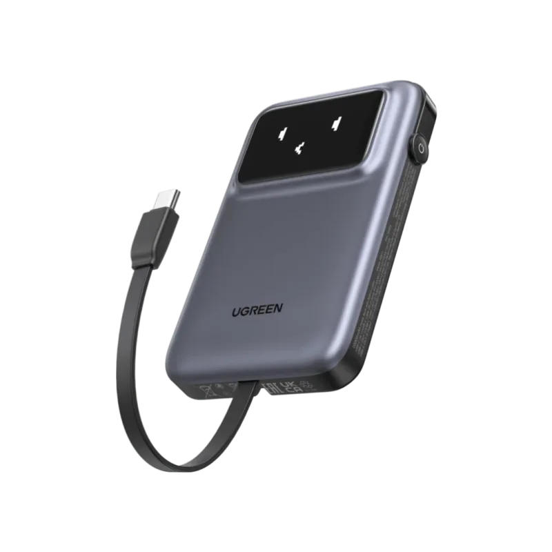 UGREEN Uno Power Bank 10000mAh 30W with Built-in Cable