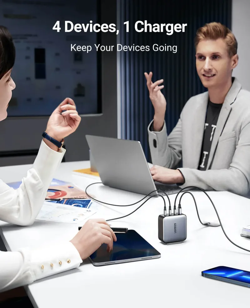 (Zestaw) Ładowarka Nexode 100W + kabel USB-C 100W 2 szt.