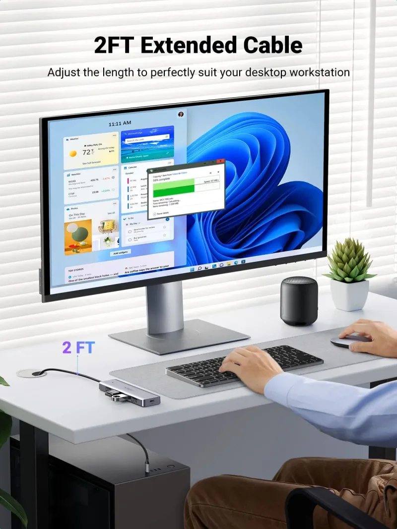 UGREEN Hub USB C 4 ports, adaptateur USB C vers USB