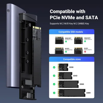 UGREEN M.2 NVMe SATA SSD Enclosure 10Gbps USB 3.2 Gen 2