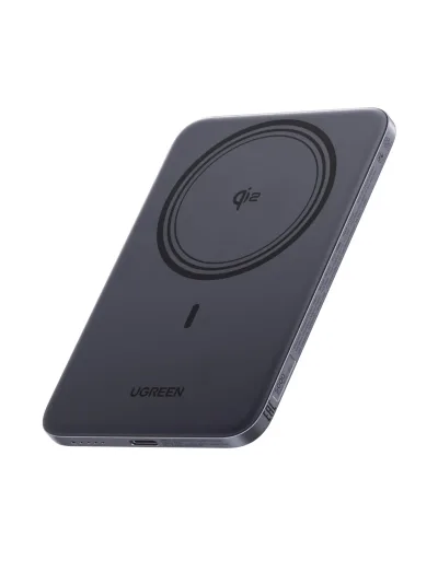 UGREEN MagFlow Air Batería Magnética (5000mAh, Qi2 15W)