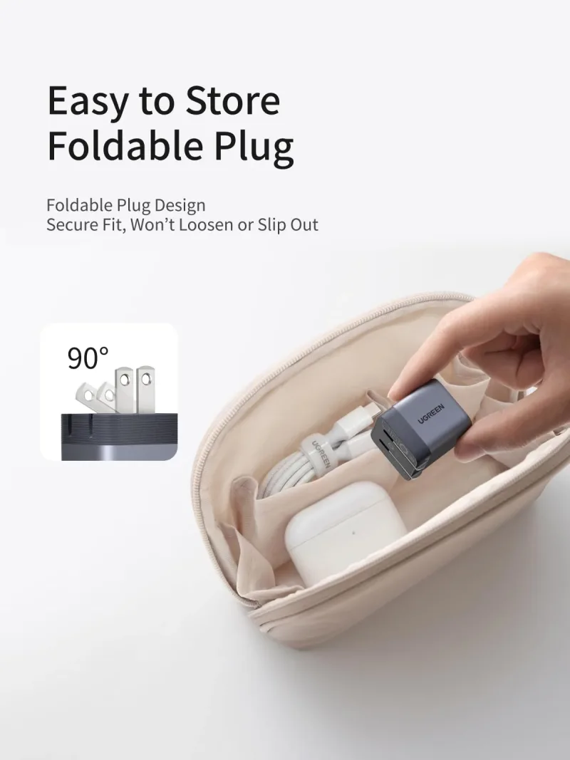 UGREEN Nexode Air USB-C Charger (45W, GaN, Foldable Plug)