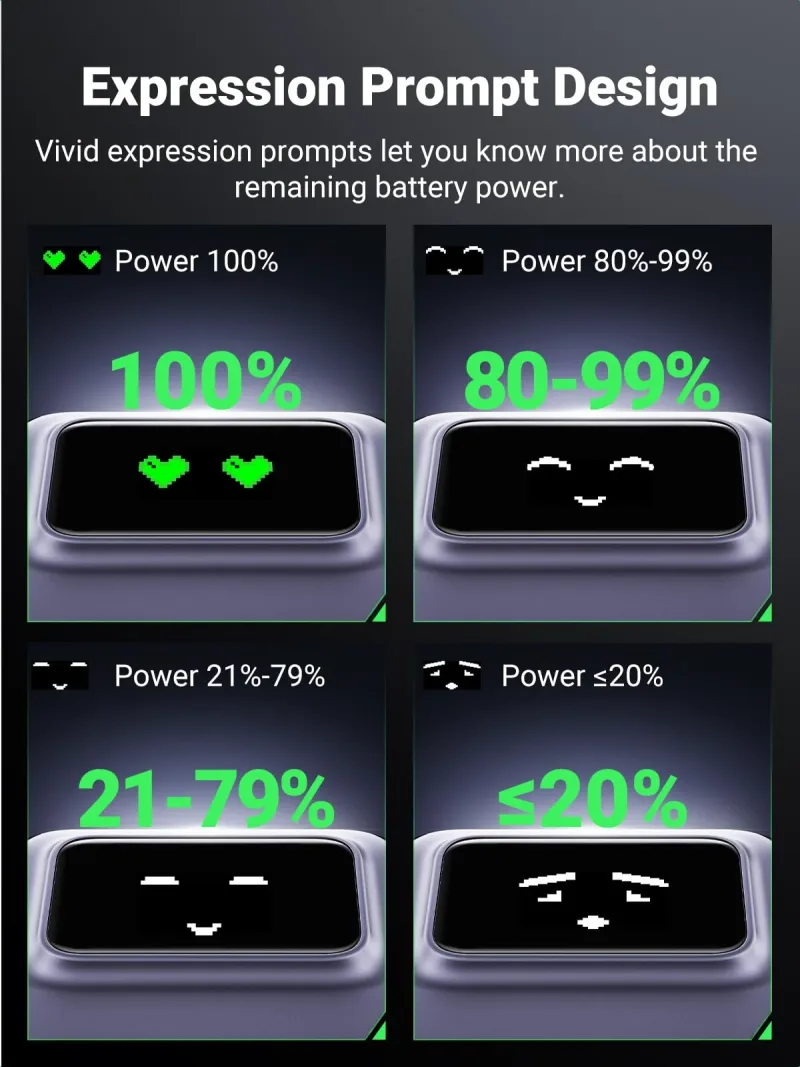 UGREEN Uno Batería externa inalámbrica magnética 5000mAh Qi 7,5W