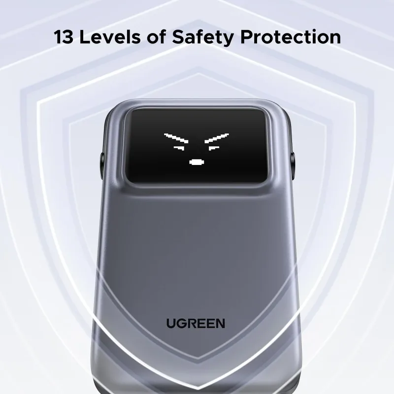 UGREEN Uno Power Bank 10000mAh 30W mit integriertem Kabel