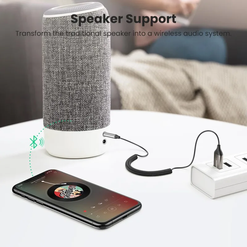 UGREEN Aux–Bluetooth 5.0 -adapteri