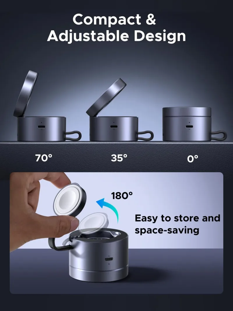 UGREEN UNO 3-in-1 Magnetisches kabelloses Ladegerät 25W (MagSafe-kompatibel)