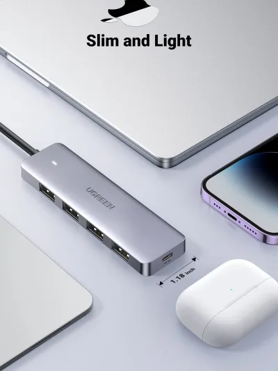 UGREEN USB C Hub 4 Ports, USB C to USB Hub