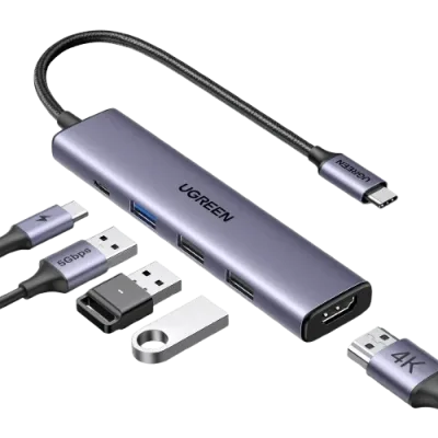 Hub USB-C 5-en-1 UGREEN