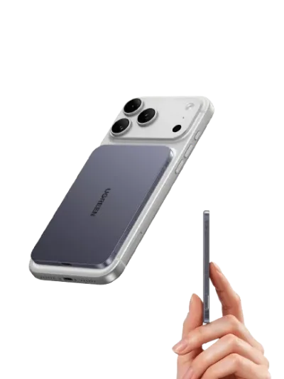 UGREEN MagFlow Air magnetisk batteribank (5000mAh, Qi2 15W)