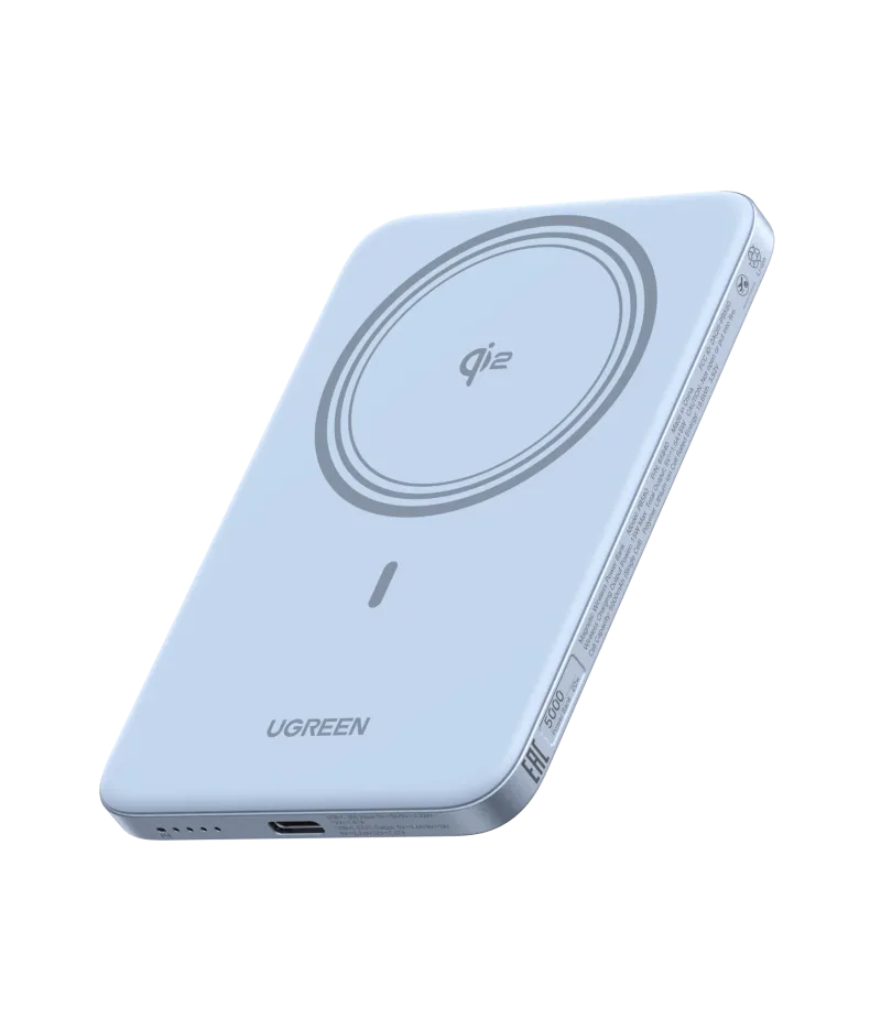 UGREEN MagFlow Air Batería Magnética (5000mAh, Qi2 15W)