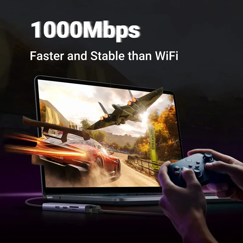 UGREEN 7-i-1 USB-C-hubb med 4K HDMI