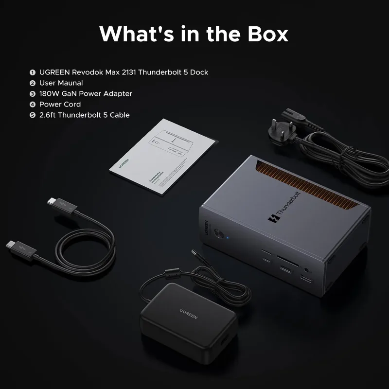 UGREEN Revodok Max Thunderbolt 5 Docking Station