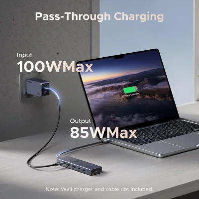 UGREEN Revodok Hub USB-C 6 en 1 | HDMI 4K y carga de 100 W