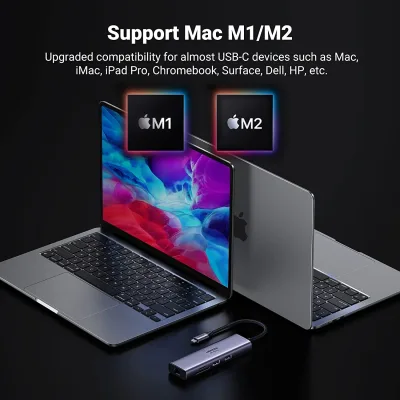 UGREEN 7-i-1 USB-C-hubb med 4K HDMI